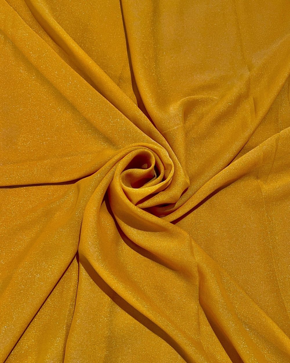 Plain Star Georgette Mustard Yellow Colour 44 Inches Width