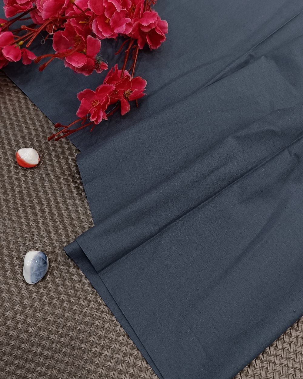 Plain Poplin-Cotton Grey Colour 42 Inches Width