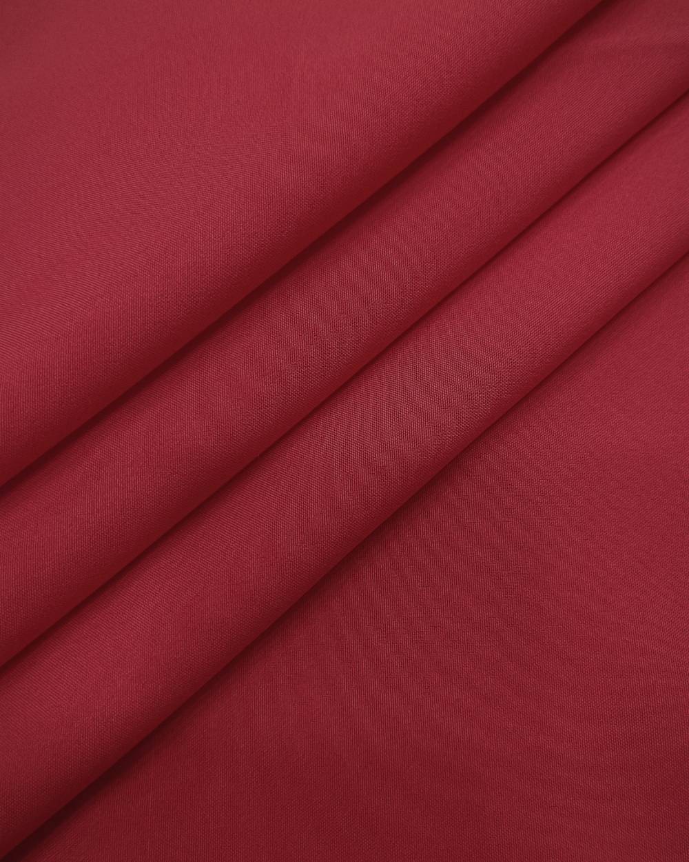 Plain Butter Crepe(American) Crimson Colour 42 Inches Width