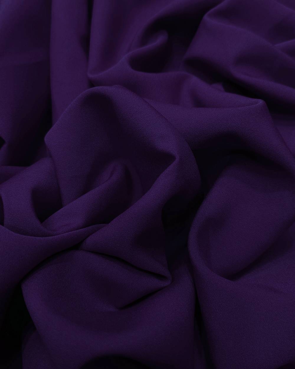 Plain Butter Crepe(American) Purple Colour 42 Inches Width