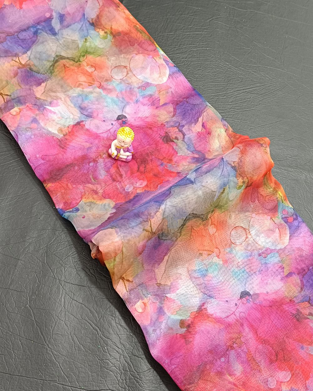 Printed Organza Multicolor 43 Inches Width