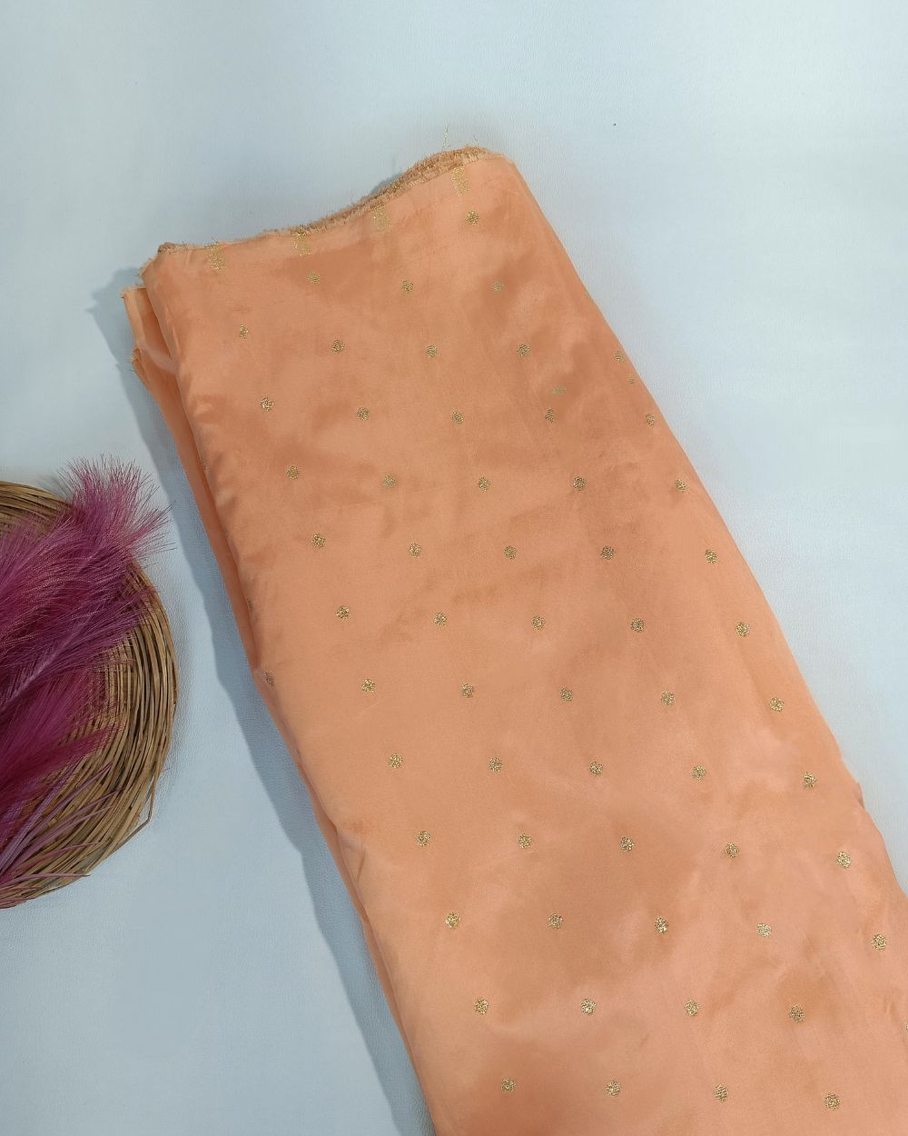 Taffeta Work Ice Cream Colour 60 Inches Width