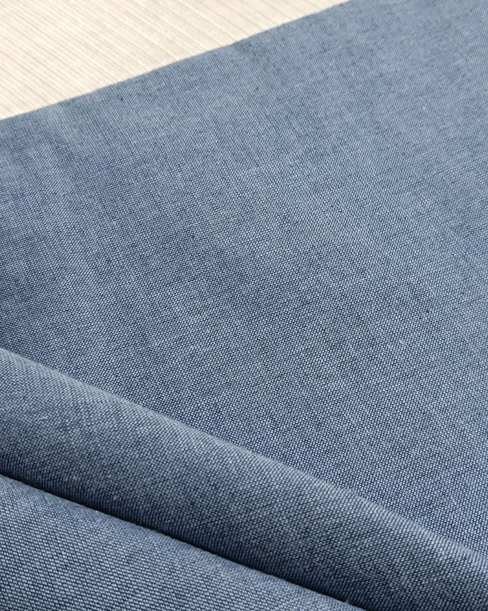 Plain Khadi Cotton Fabric Bluish Grey Colour 45 Inches Width