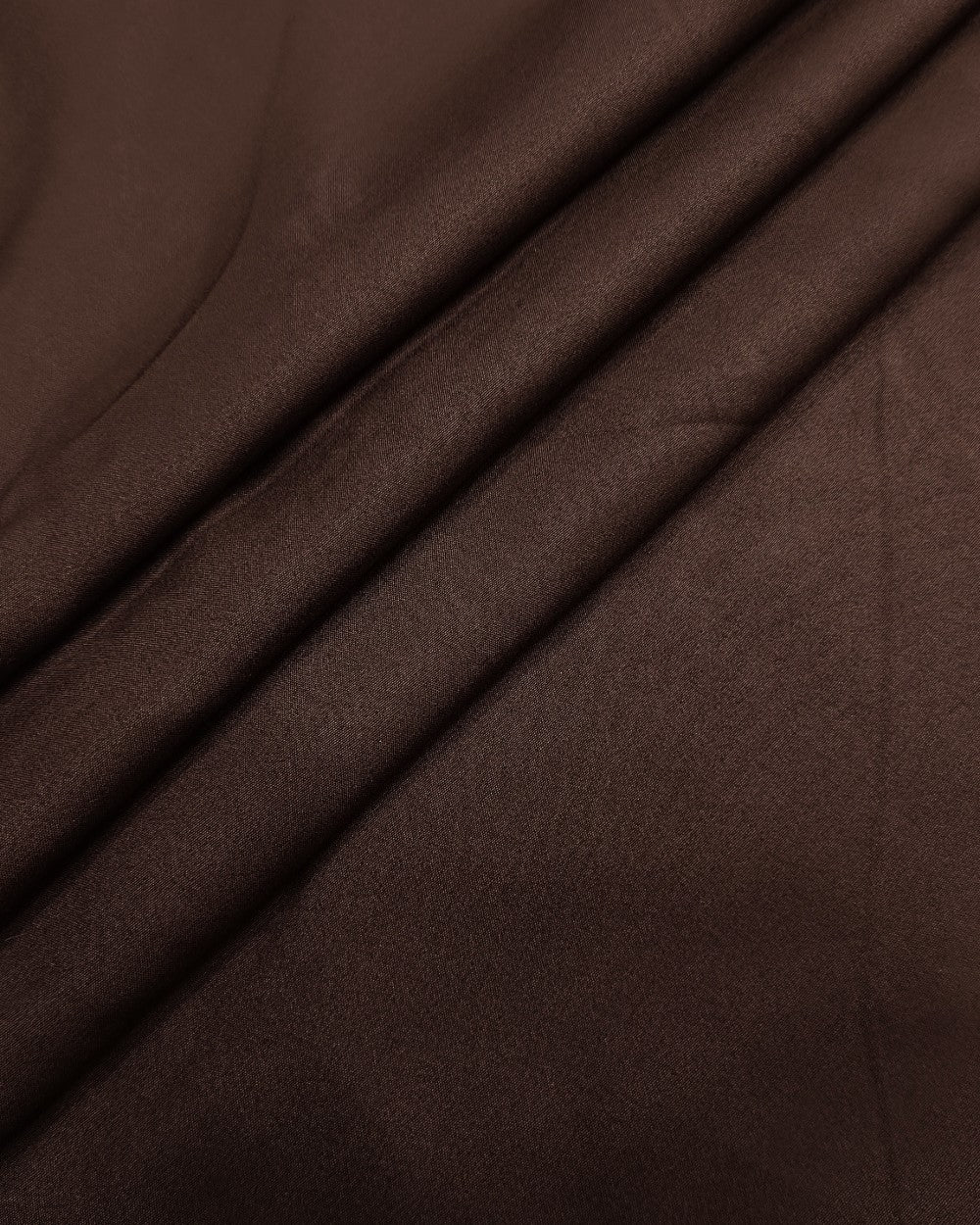 Plain Butter Crepe(American) Toffee Brown Colour 42 Inches Width