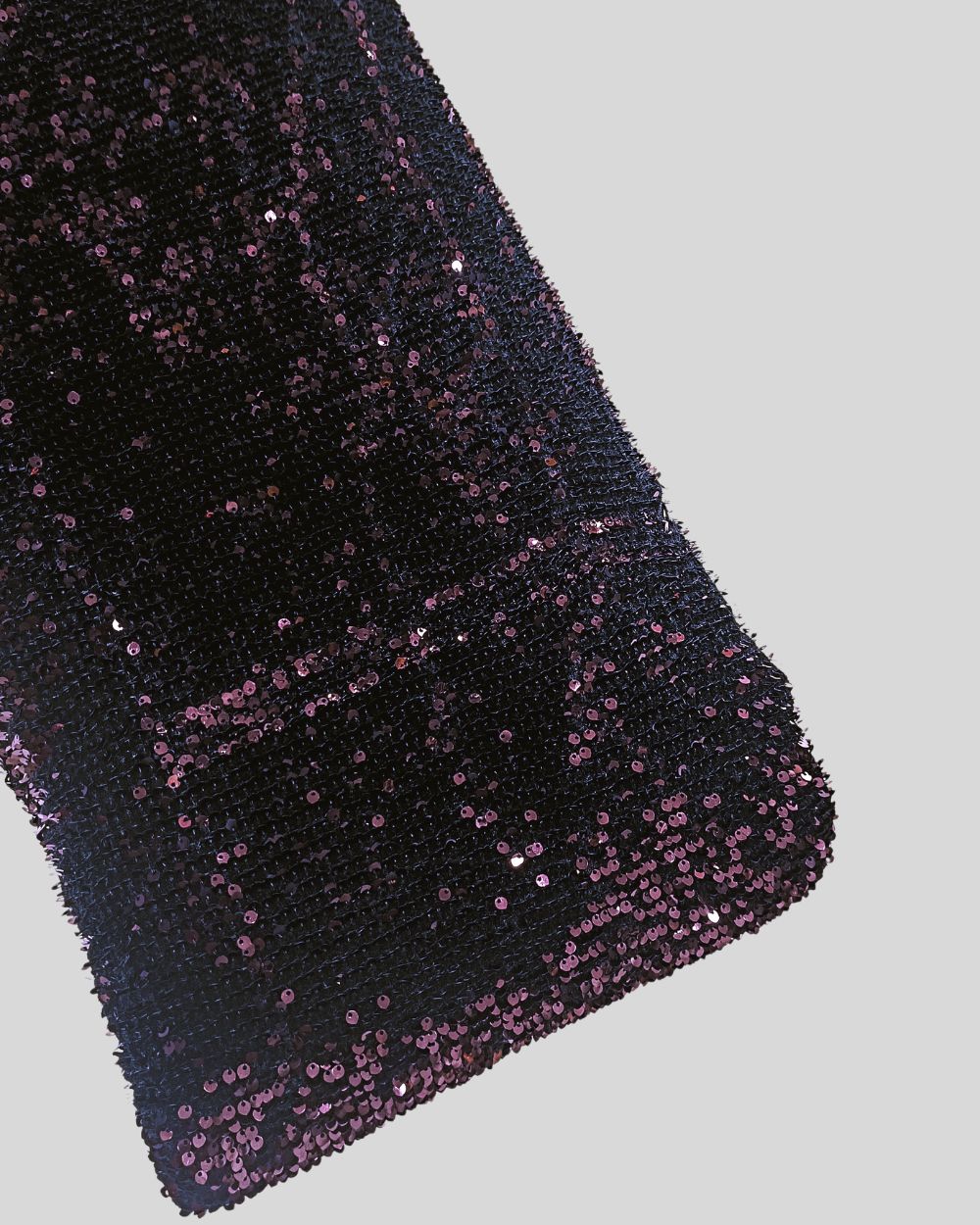 Velvet Sequin Wine Colour 57 Inches Width