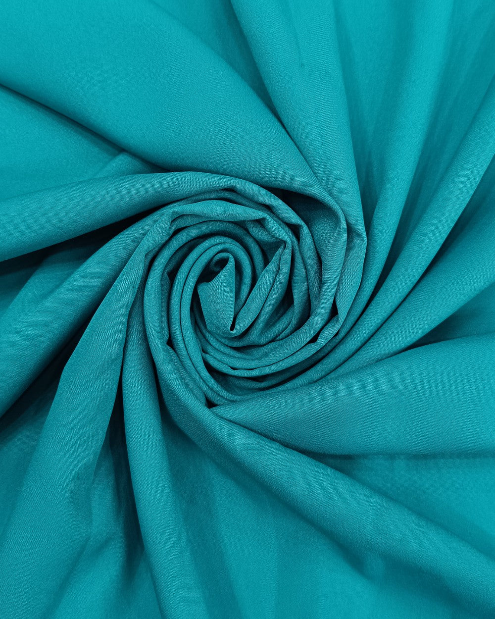 Plain Butter Crepe(American) Turquoish Green Colour 42 Inches Width
