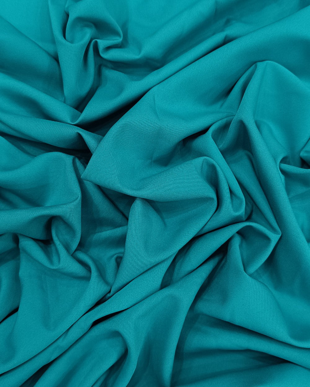 Plain Butter Crepe(American) Turquoish Green Colour 42 Inches Width