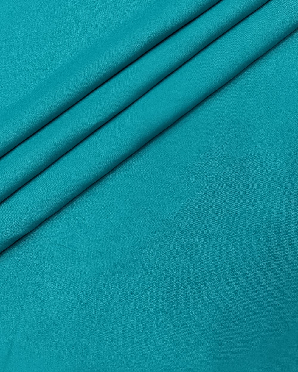 Plain Butter Crepe(American) Turquoish Green Colour 42 Inches Width