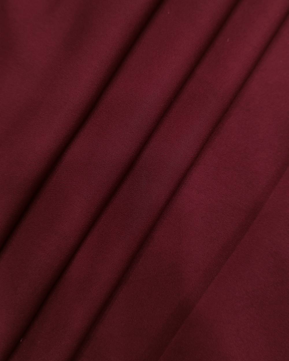Plain Butter Crepe(American) Garnet Red Colour 42 Inches Width