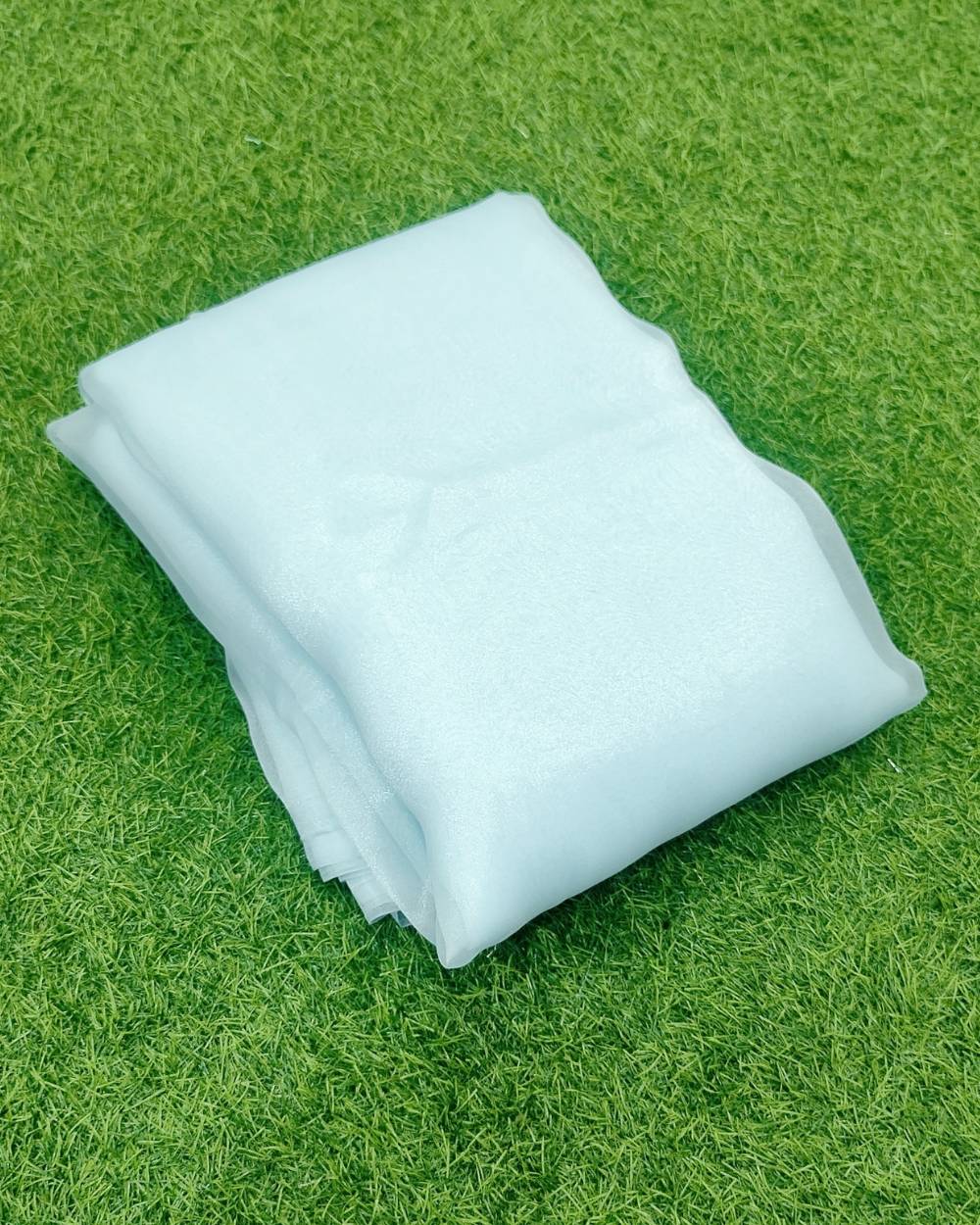 Plain Organza Light Sky Blue Colour 45 Inches Width