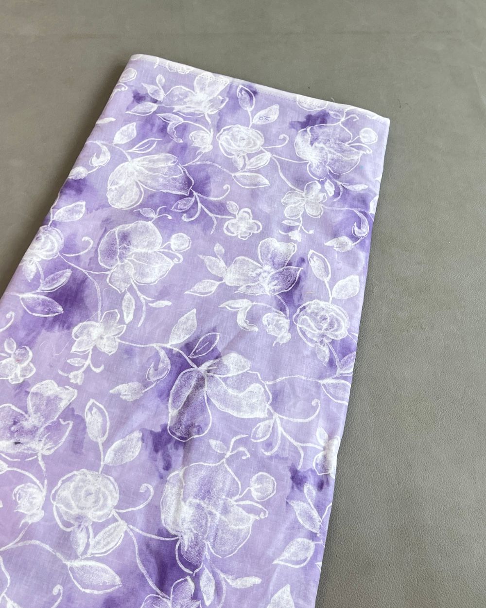 Printed Cotton Lavender Colour 45 Inches Width