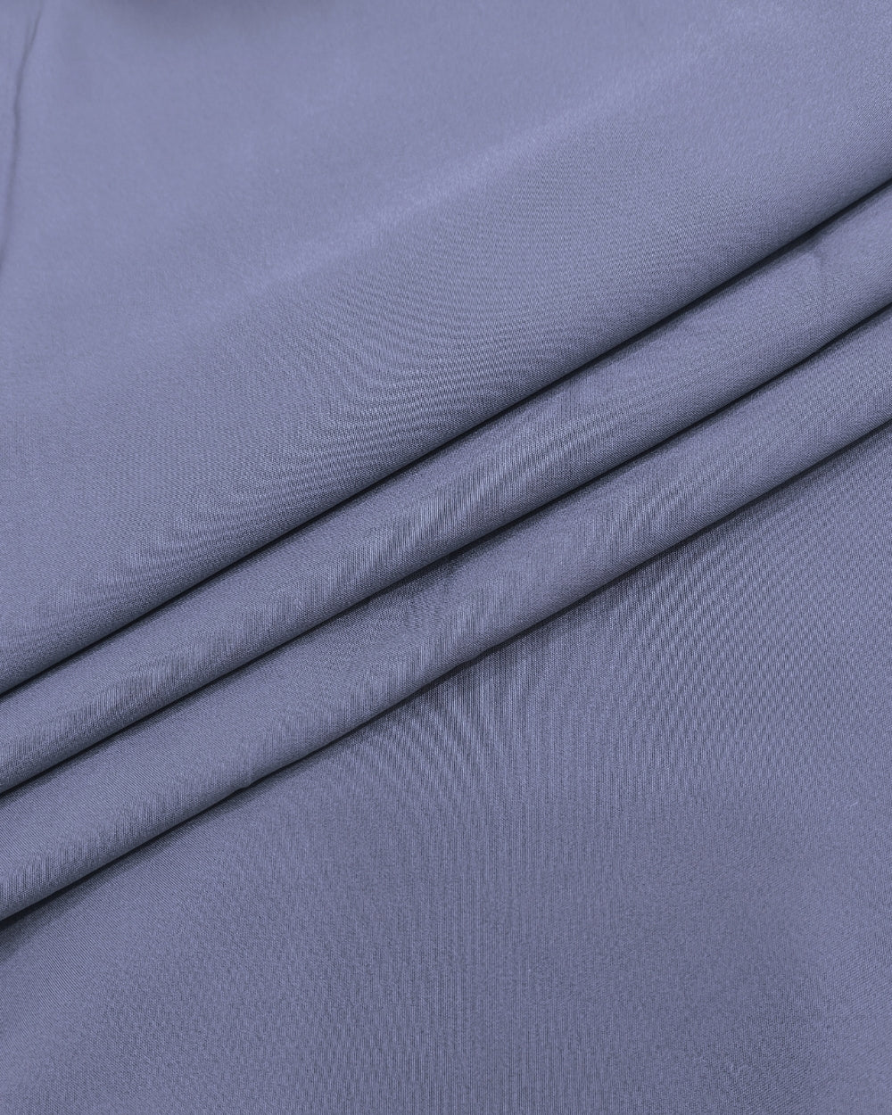 Plain Butter Crepe(American) Blue Grey Colour 42 Inches Width