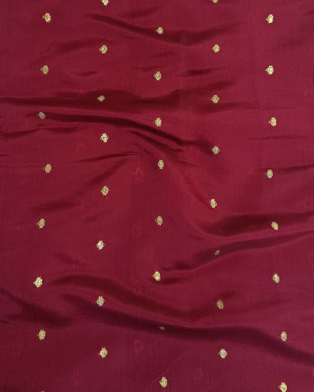 Taffeta Work Dark Maroon Colour 60 Inches Width
