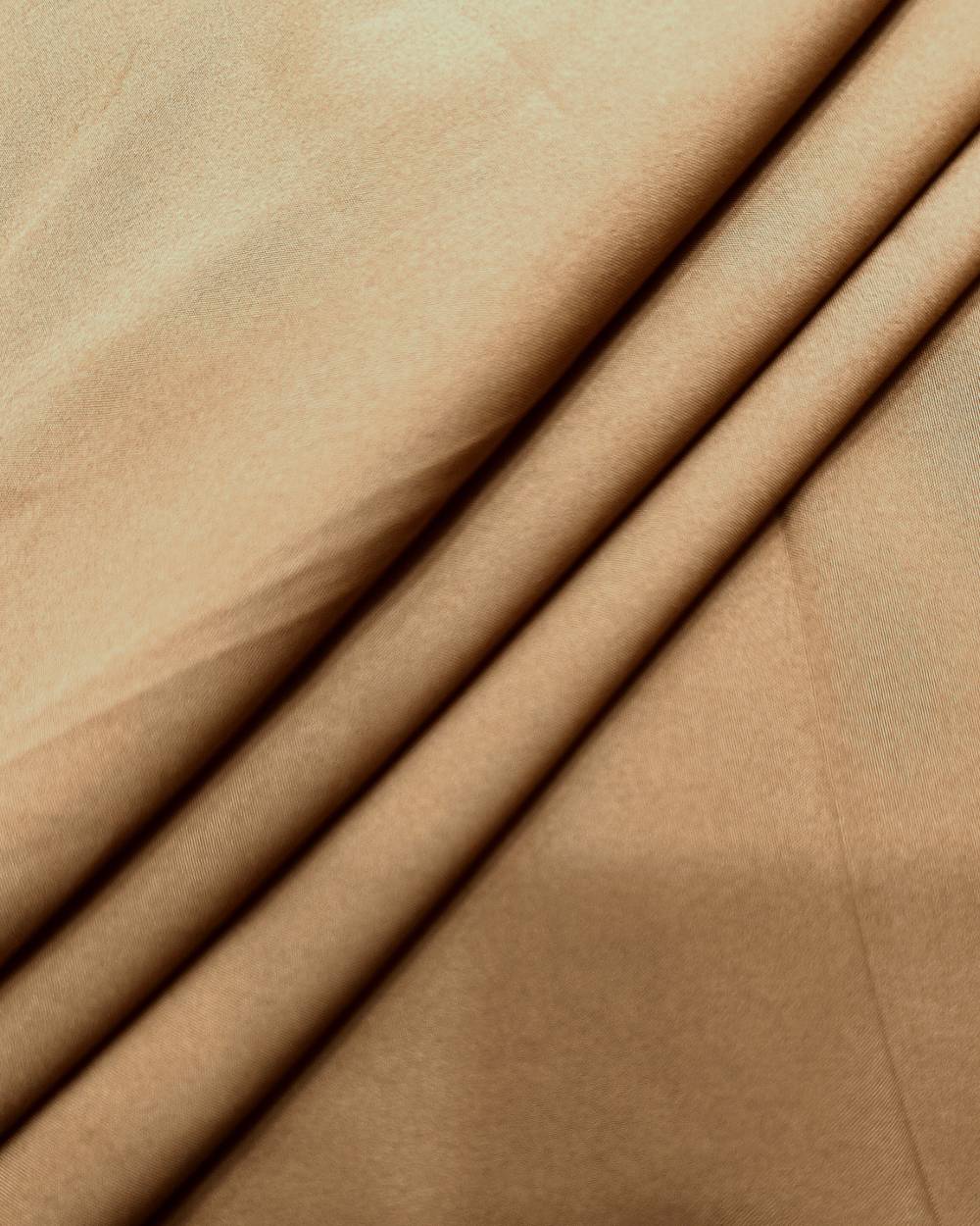 Plain Butter Crepe (American) Peanut Brown Colour 42 Inches Width