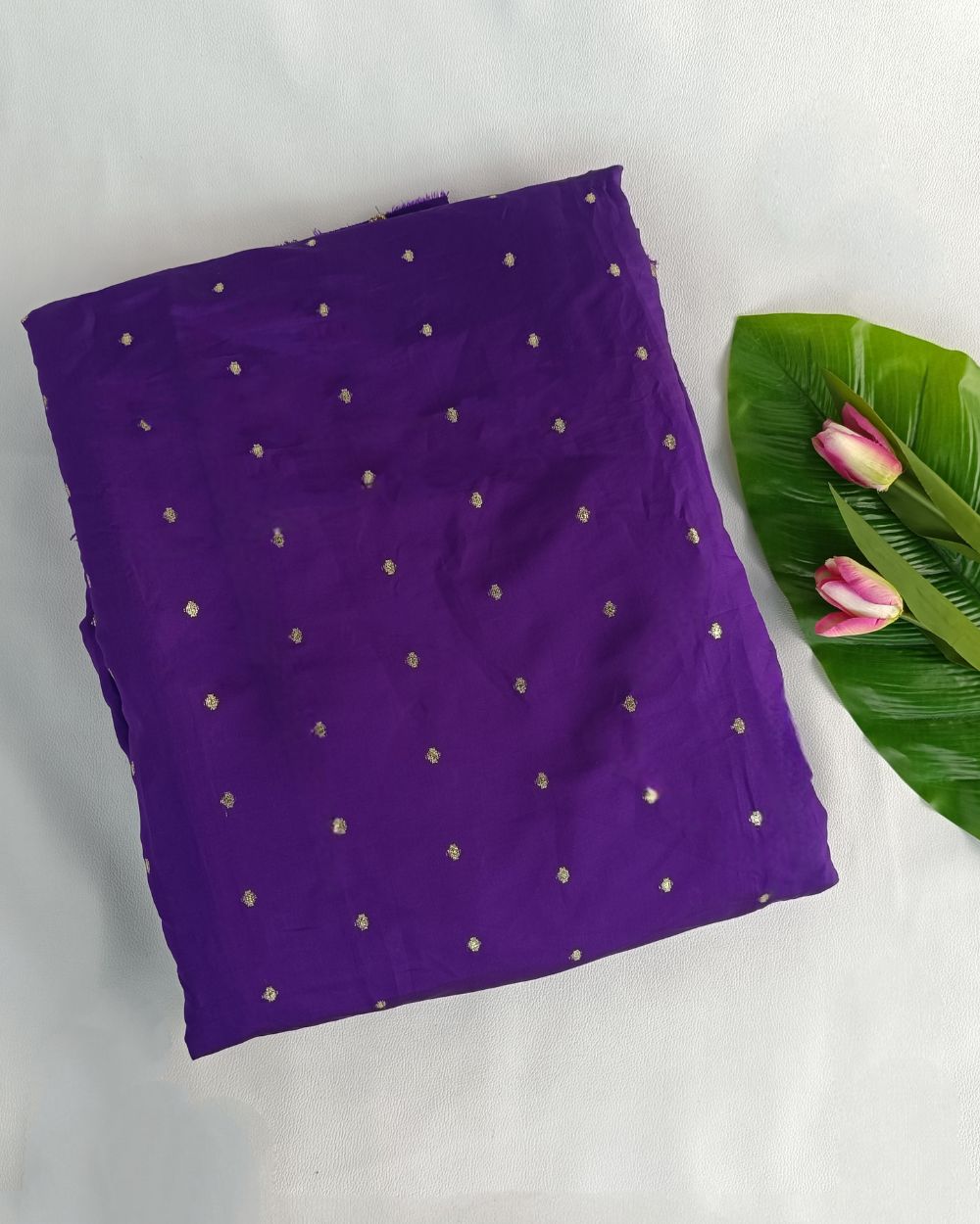 Taffeta Work Dark Purple Colour 60 Inches Width