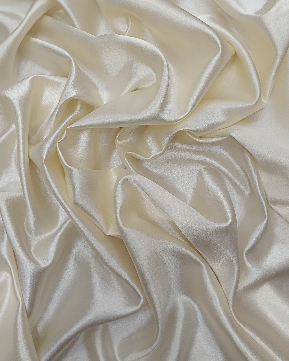 Plain German-Satin Cream (Off White) Colour 44 Inches Width