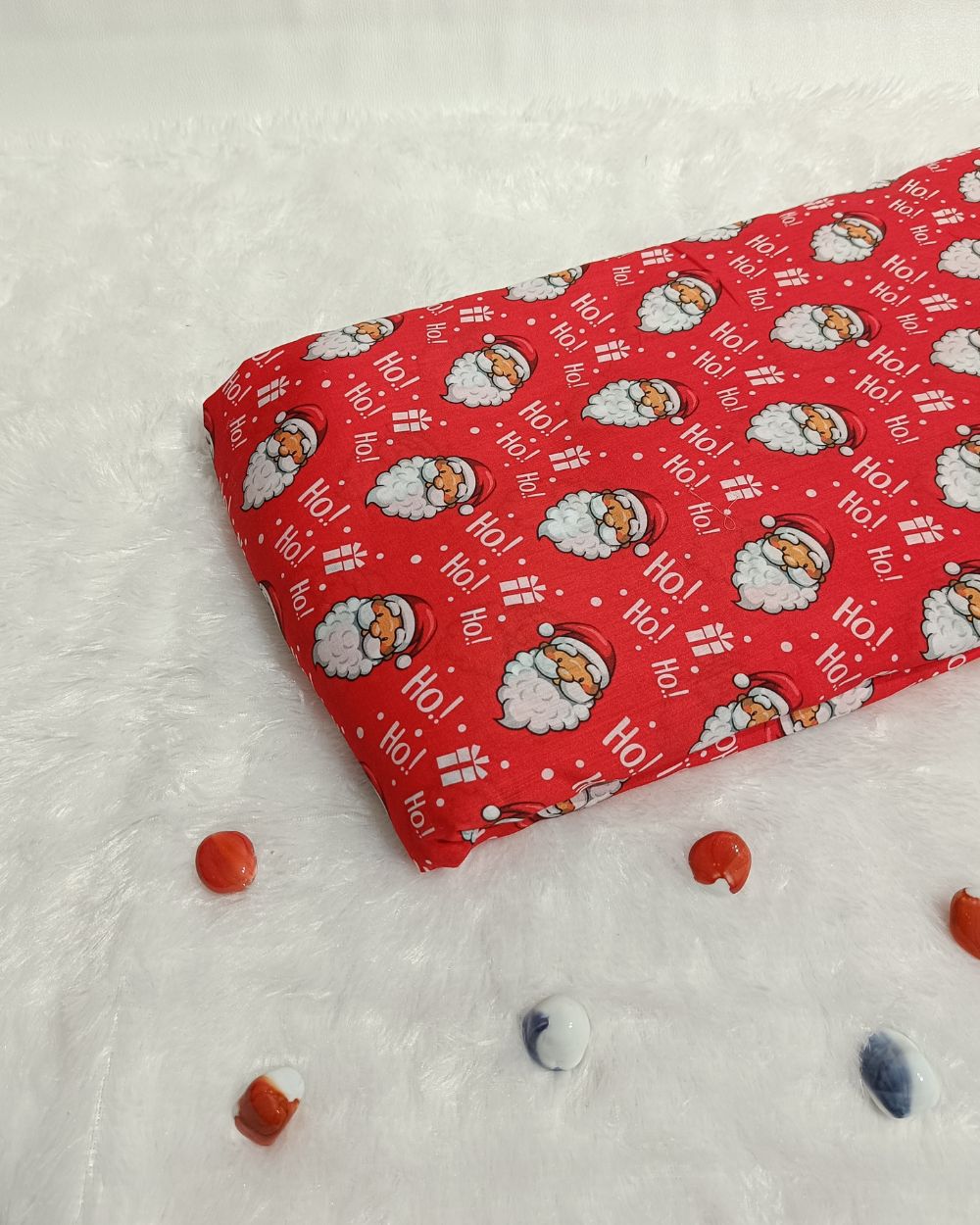 Soft Cotton with Kids Print (Baby/Nursery) Red Colour 42 Inches Width
