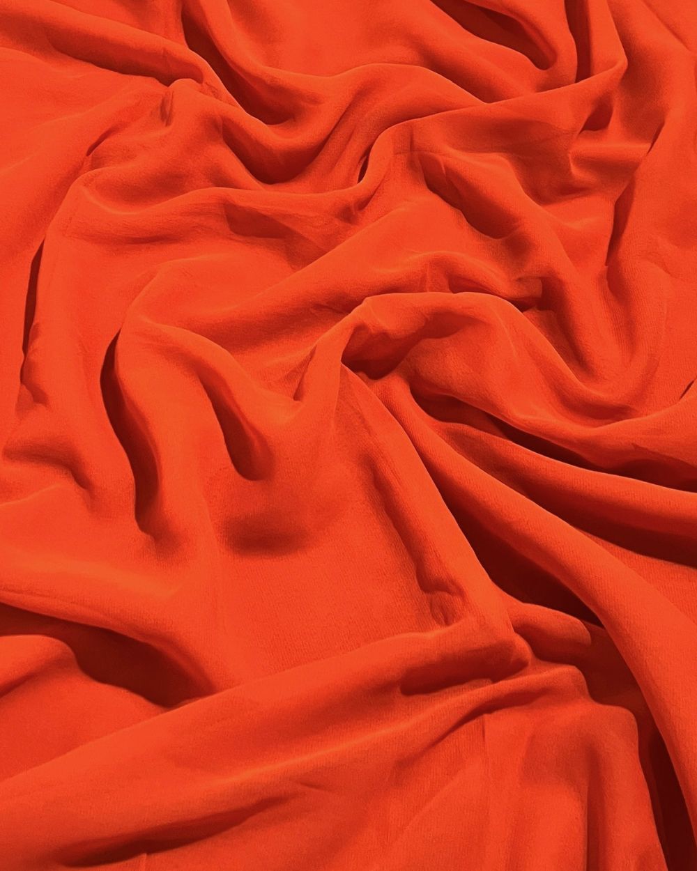 Plain Georgette Burnt Orange Colour 44 Inches Width