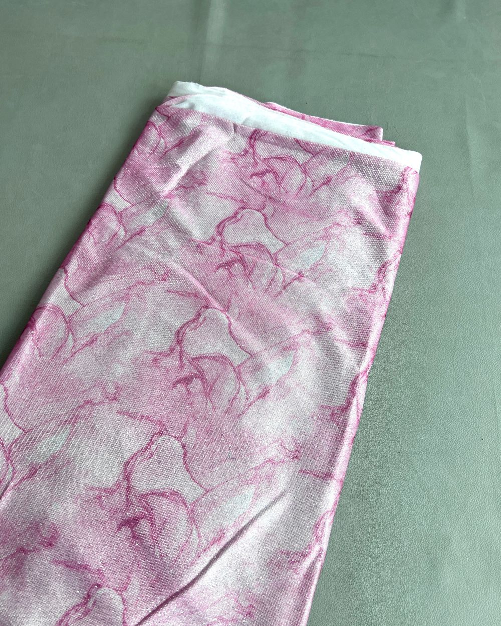 Imported Digital Printed Sparkle Hot Pink Colour 55 Inches Width