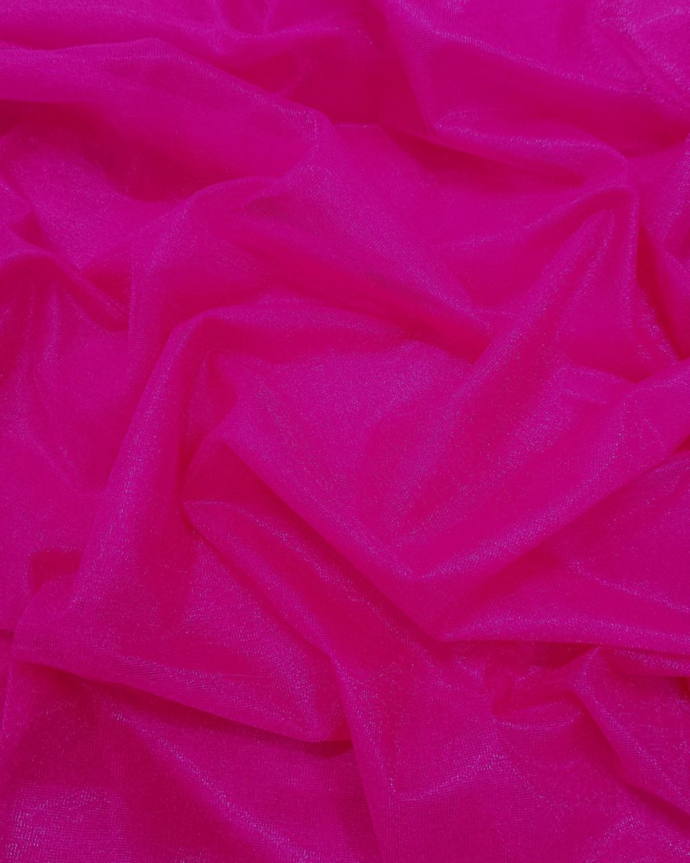 Plain Net-silky Hot Pink Colour 44 Inches Width