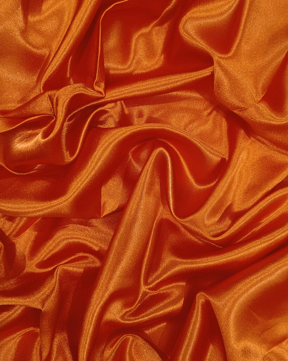 Plain German-Satin Orange Colour 44 Inches Width