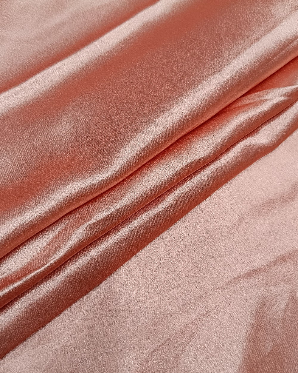 Plain German-Satin Warm Pink Colour 44 Inches Width