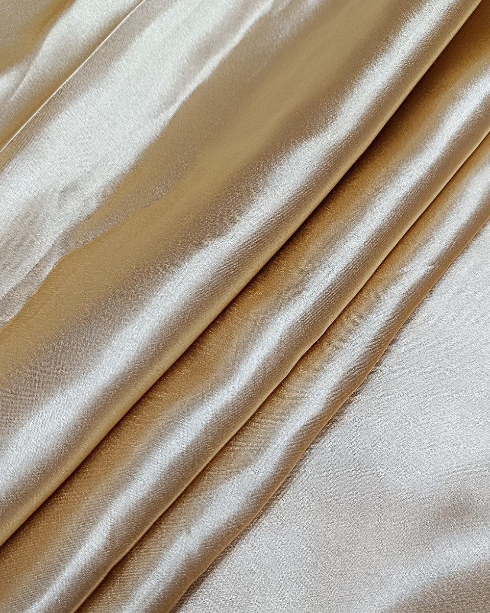 Plain German-Satin Golden Colour 44 Inches Width