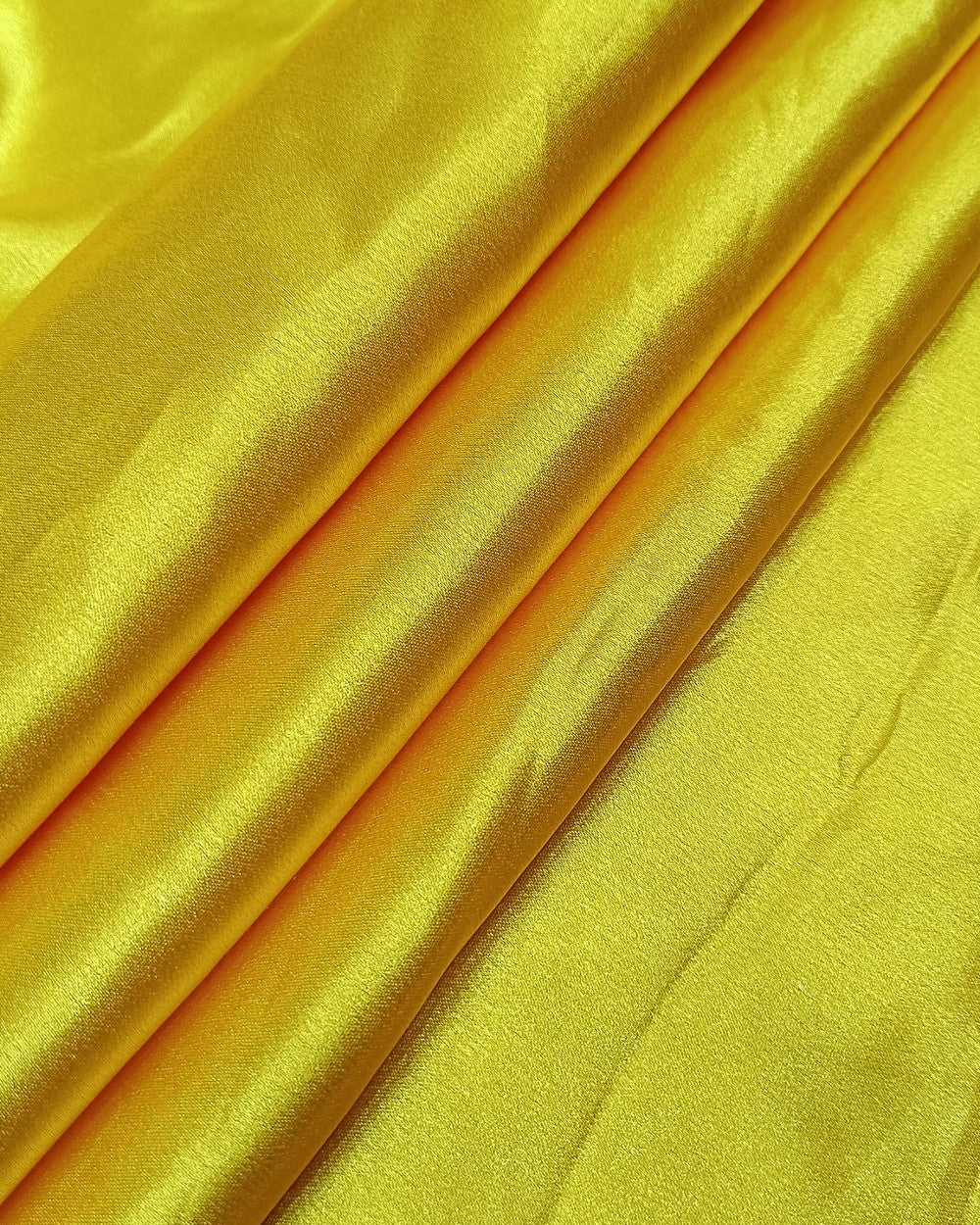 Plain German-Satin Yellow Colour 44 Inches Width