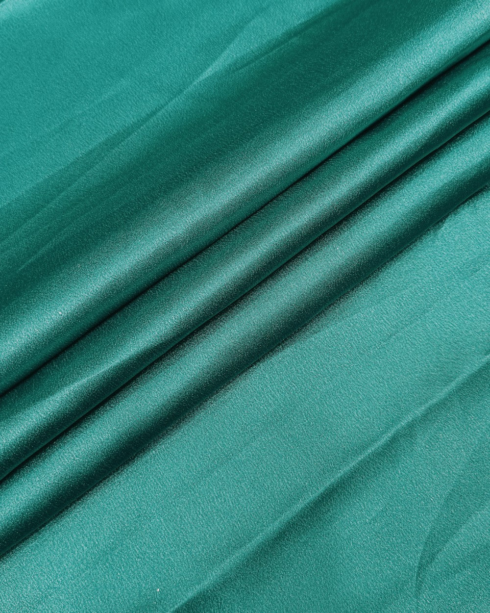 Plain German-Satin Deep Peacock Green(Morpankhi) Colour 44 Inches Width