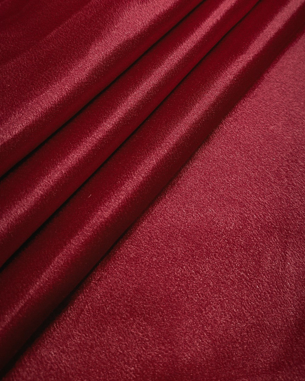 Plain German-Satin Cherry Red Colour 44 Inches Width