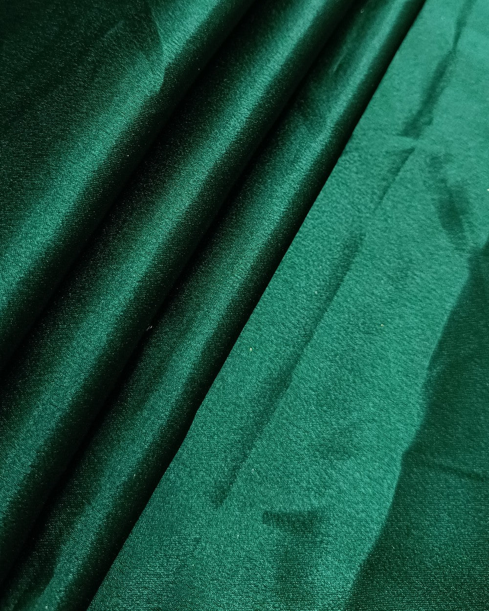 Plain German-Satin Dark Green Colour 44 Inches Width