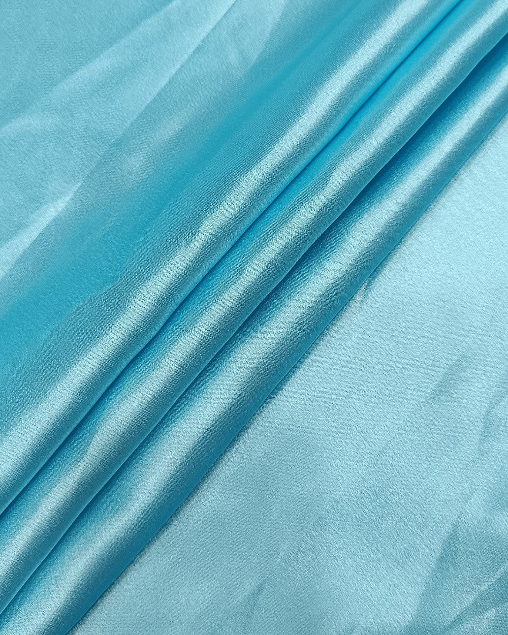 Plain German-Satin Sky Blue Colour 44 Inches Width