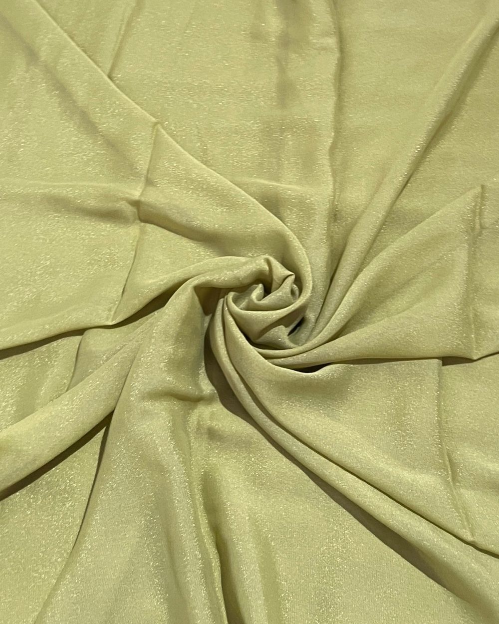 Plain Star Georgette Olive Green Colour 44 Inches Width