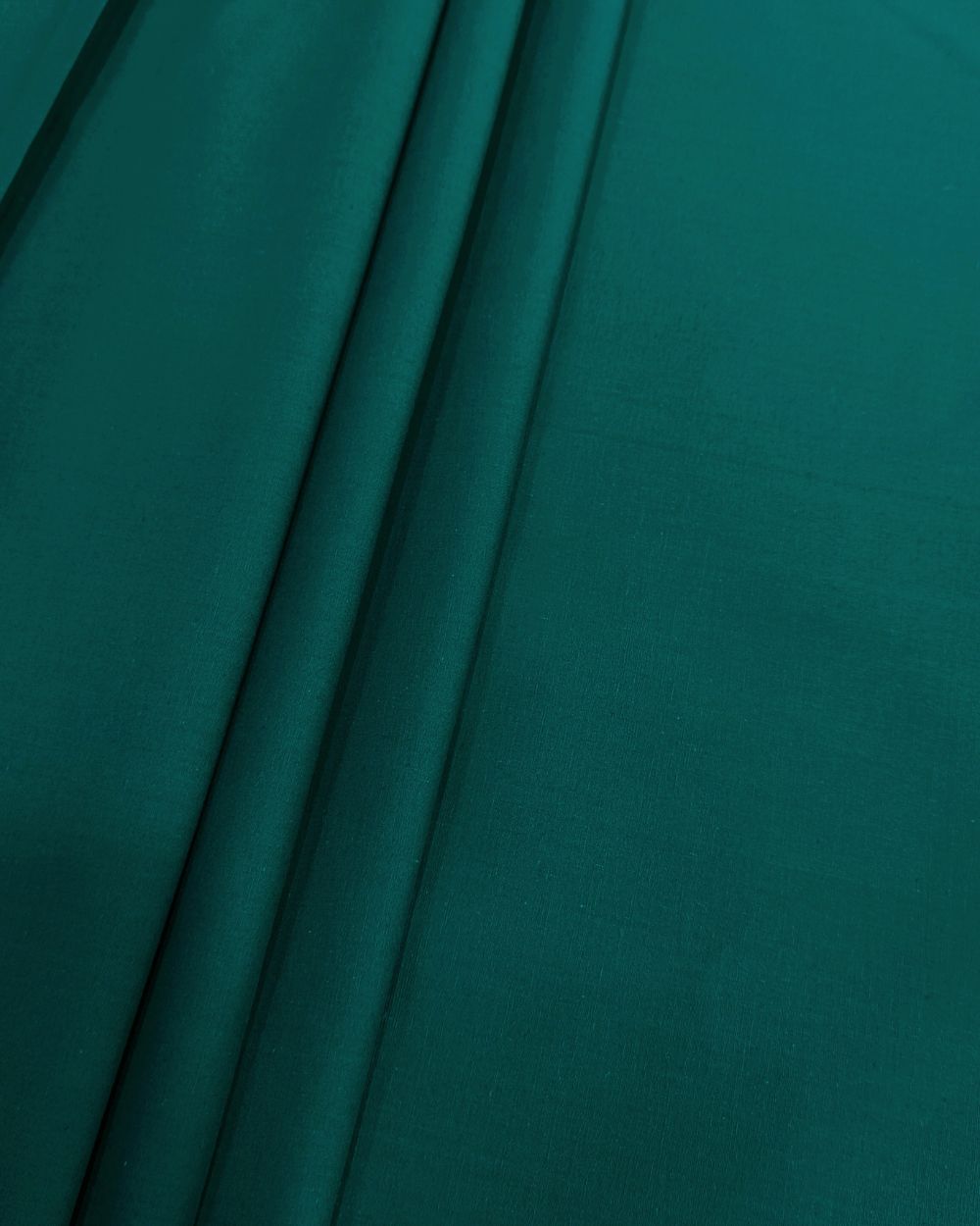 Plain Poplin-Cotton Rama Green Colour 42 Inches Width