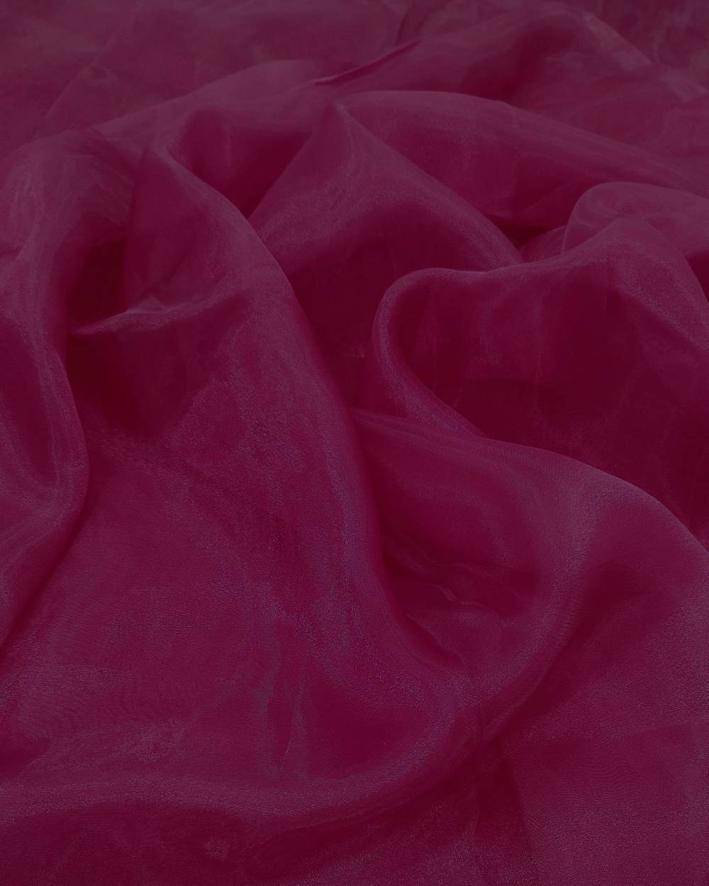 Plain Organza Dark Pink Colour 45 Inches Width