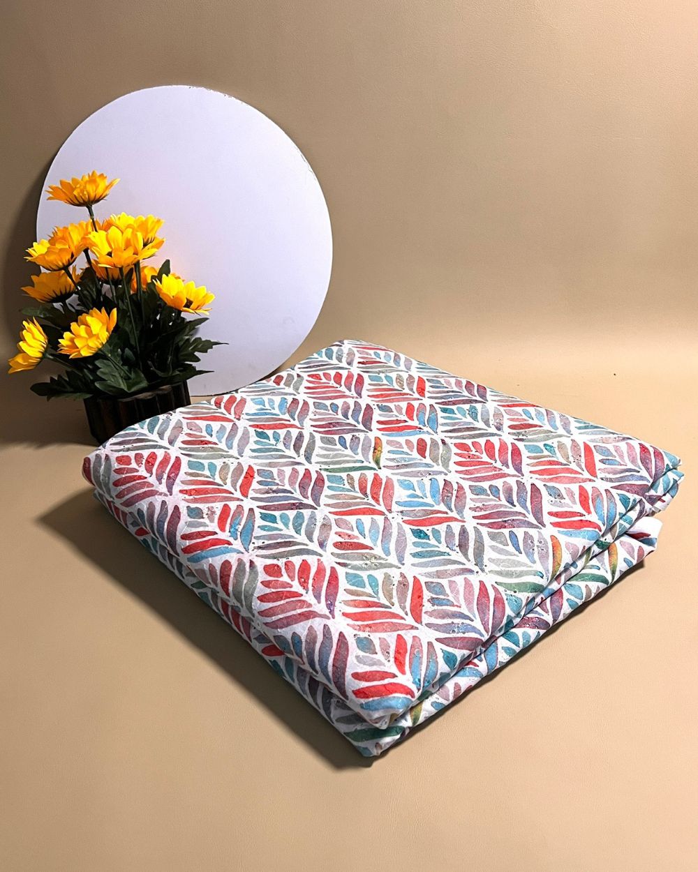 Printed Hakoba Cotton Multicolor 44 Inches Width