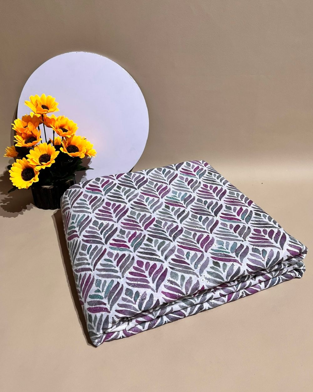 Printed Hakoba Cotton Multicolor 44 Inches Width