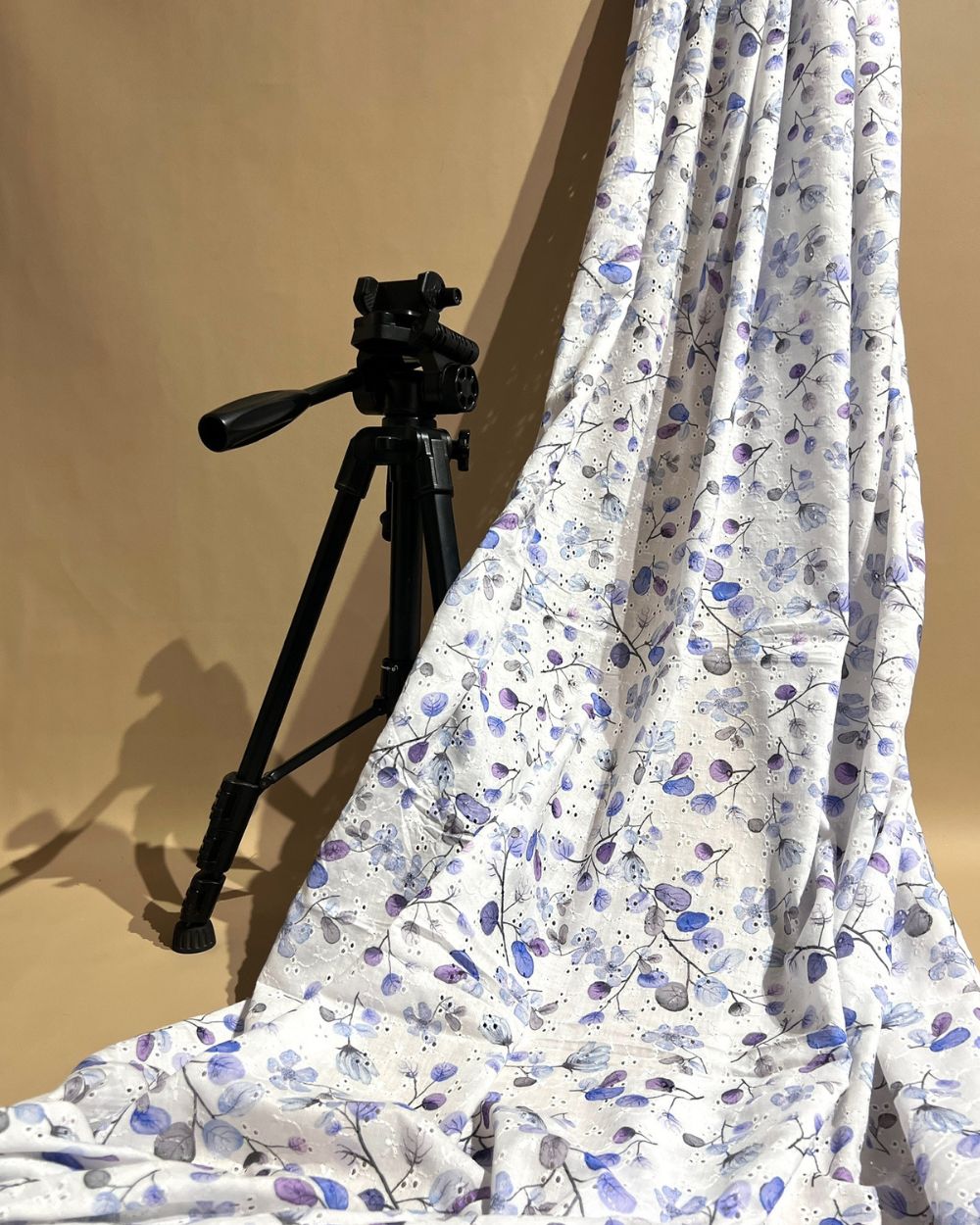 Printed Hakoba Cotton White Colour 44 Inches Width