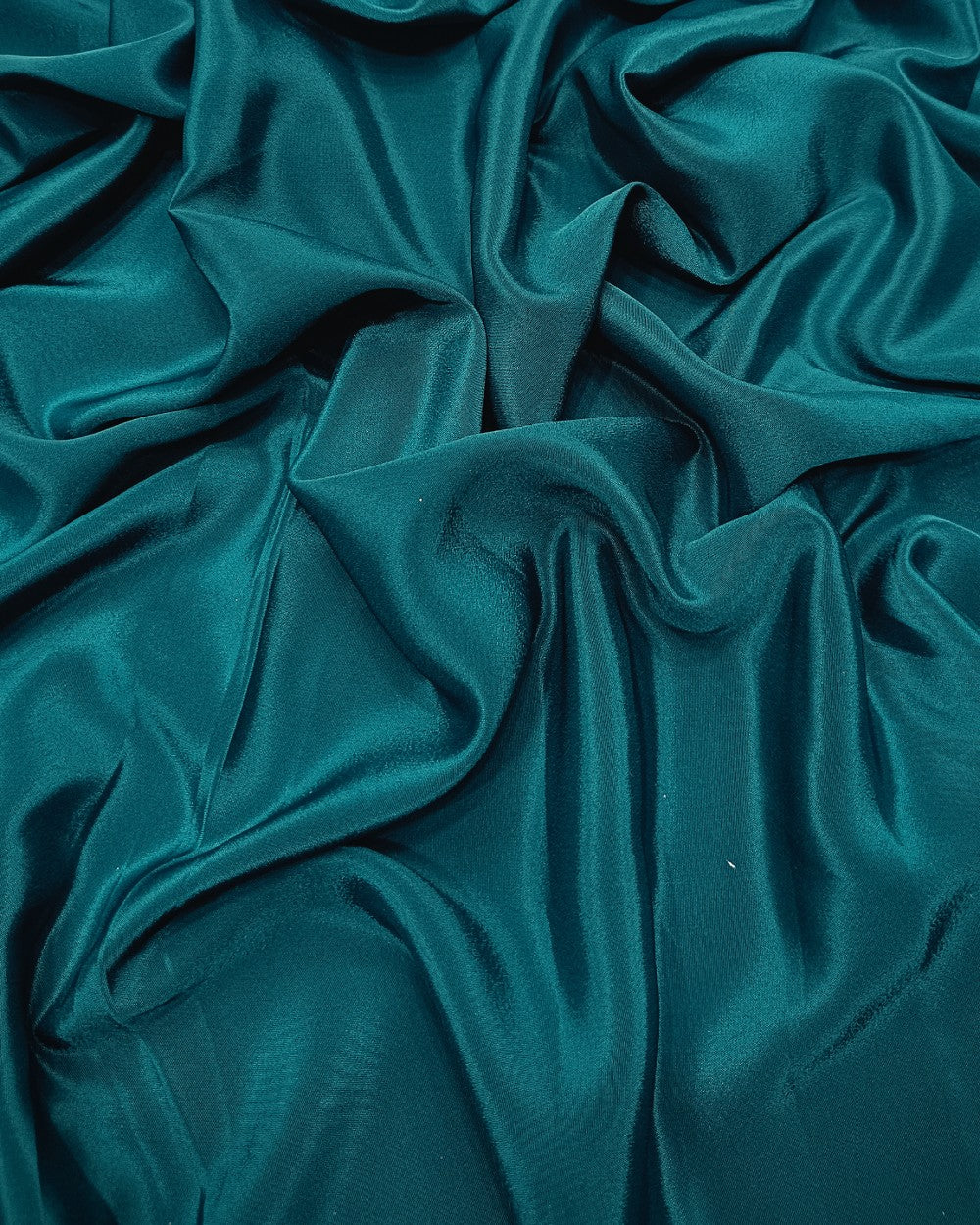 Plain French Dark Peacock Green(Morpankhi) Colour 42 Inches Width