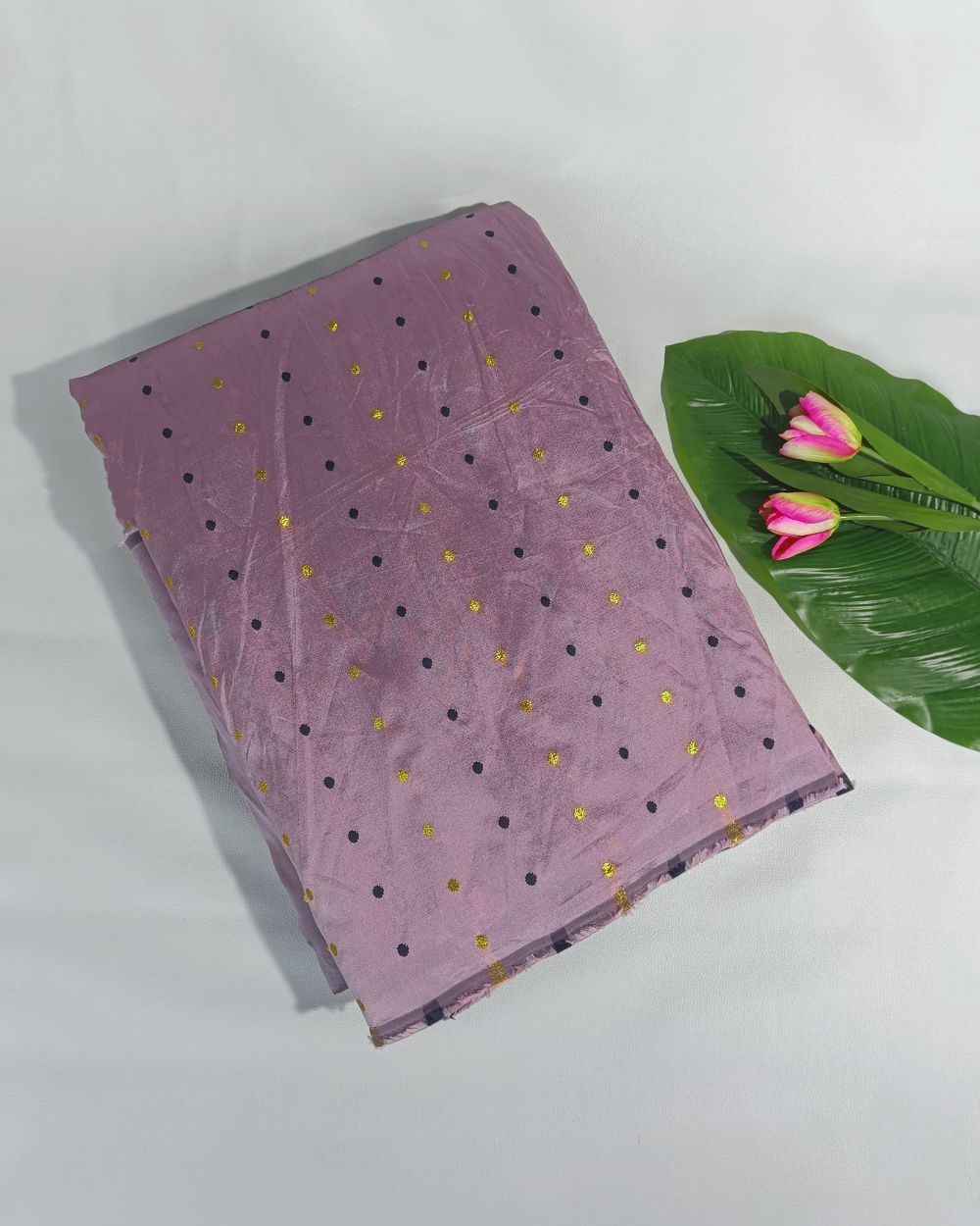 Taffeta Work Pastel Lavender Colour 60 Inches Width