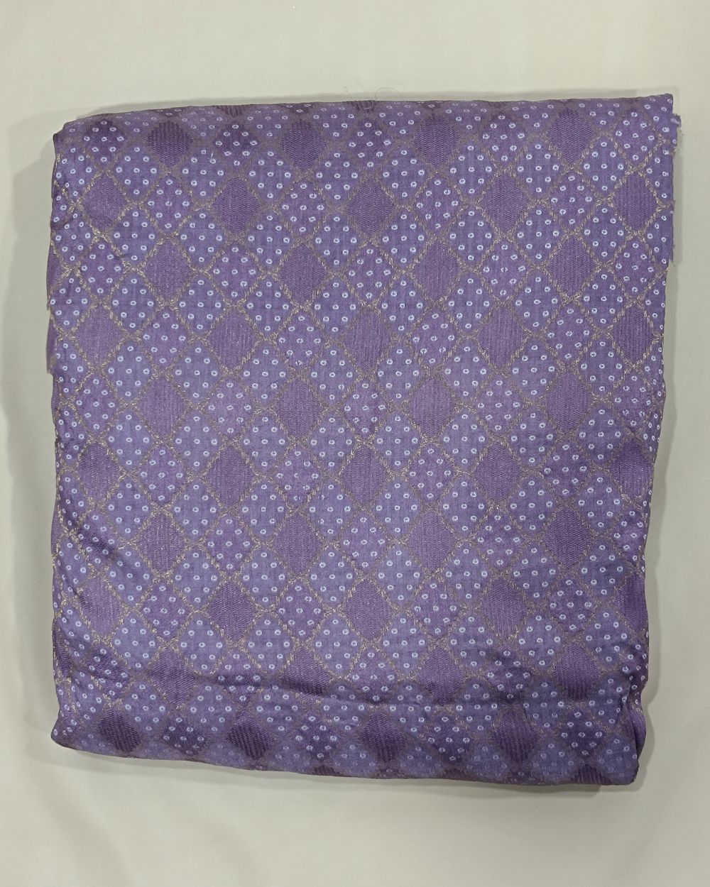 Jacquard Dola Silk Lavender Colour 44 Inches Width