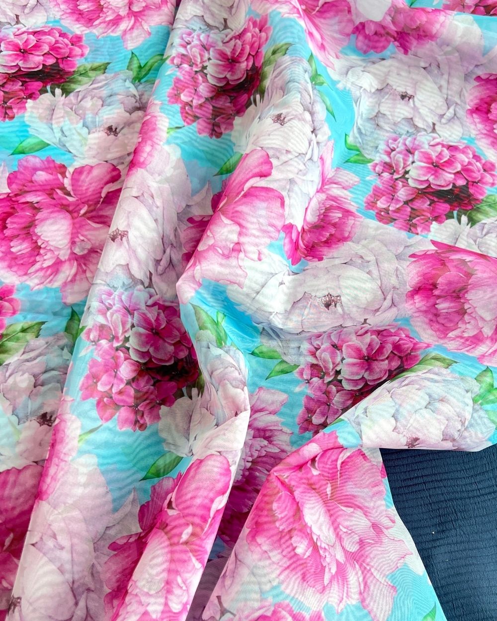 Premium Printed Organza Multicolor 42 Inches Width