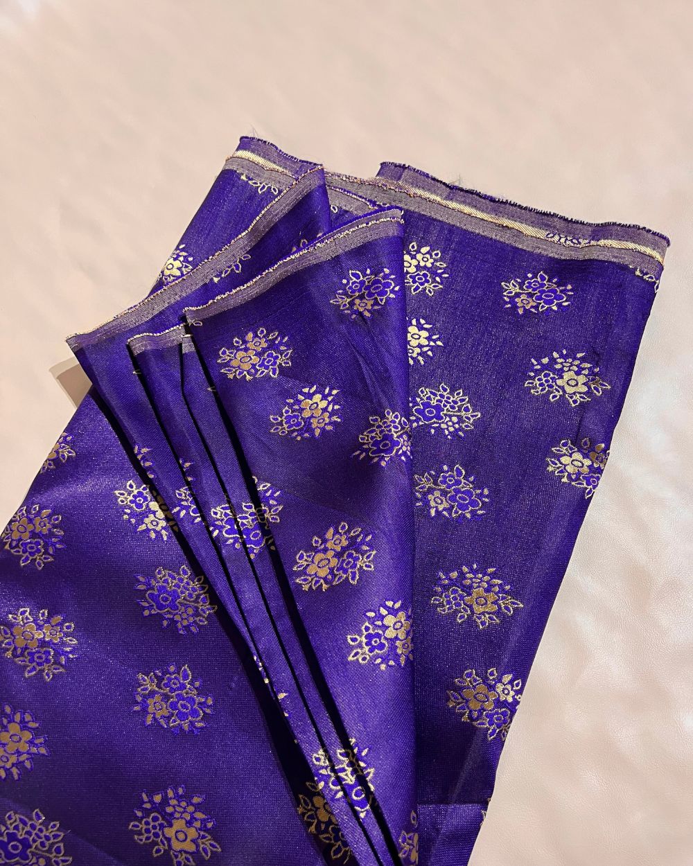 Brocade Purple Colour 60 Inches Width