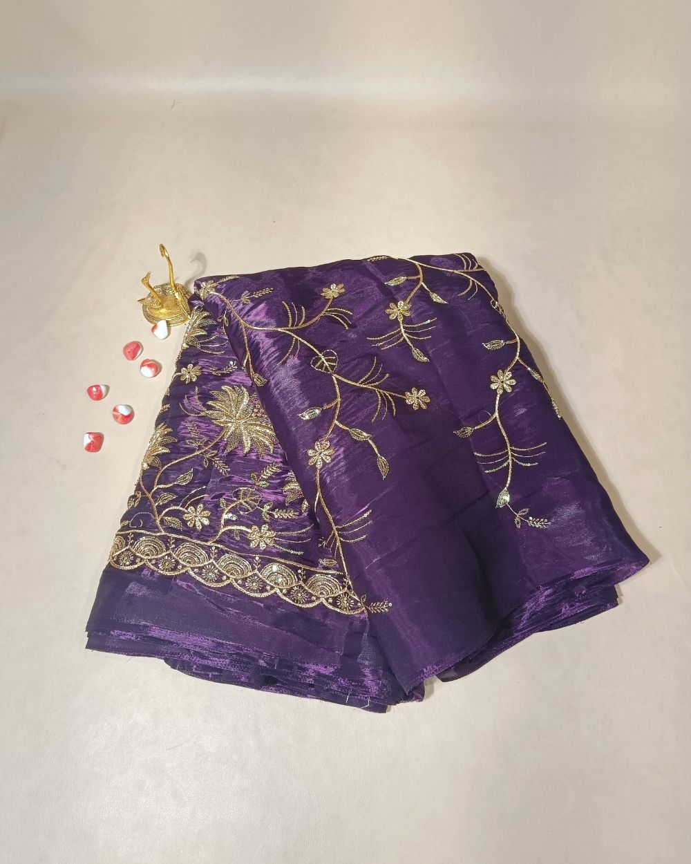 Jimmy Choo Work Dark Purple Colour 42 Inches Width