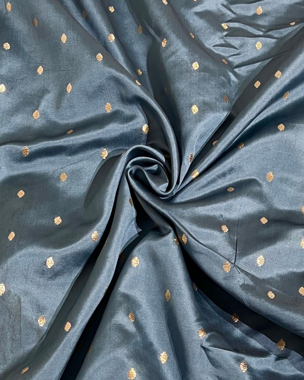 Taffeta Work Bluish Grey Colour 60 Inches Width