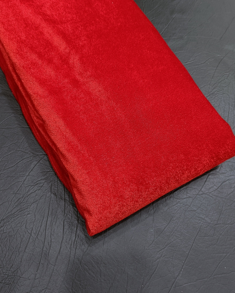 Plain Velvet Red Colour 60 Inches Width