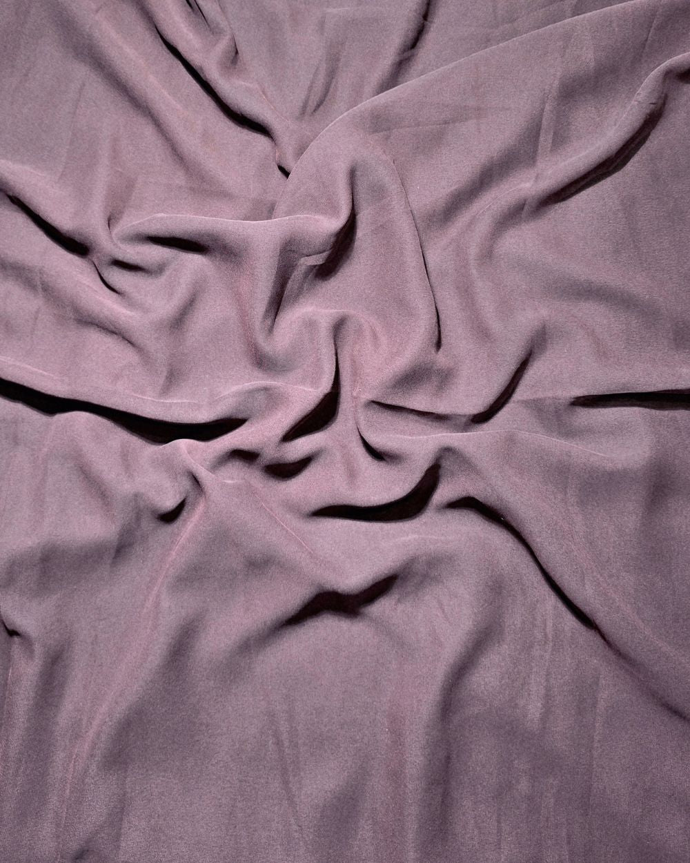 Plain Georgette Dark Coffee Colour 44 Inches Width