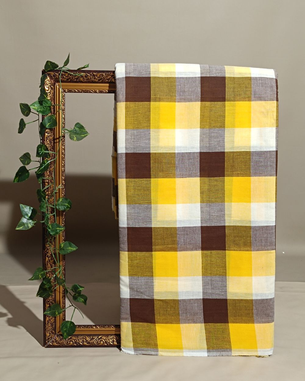 Printed Cotton Checks Multi Colour 44 Inches Width