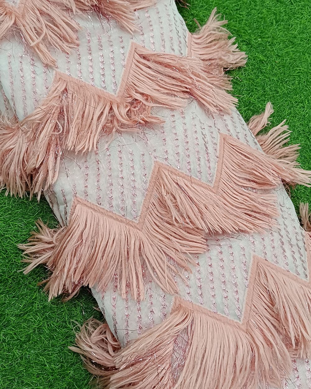 Imported Organza Peach Colour 57 Inches Width