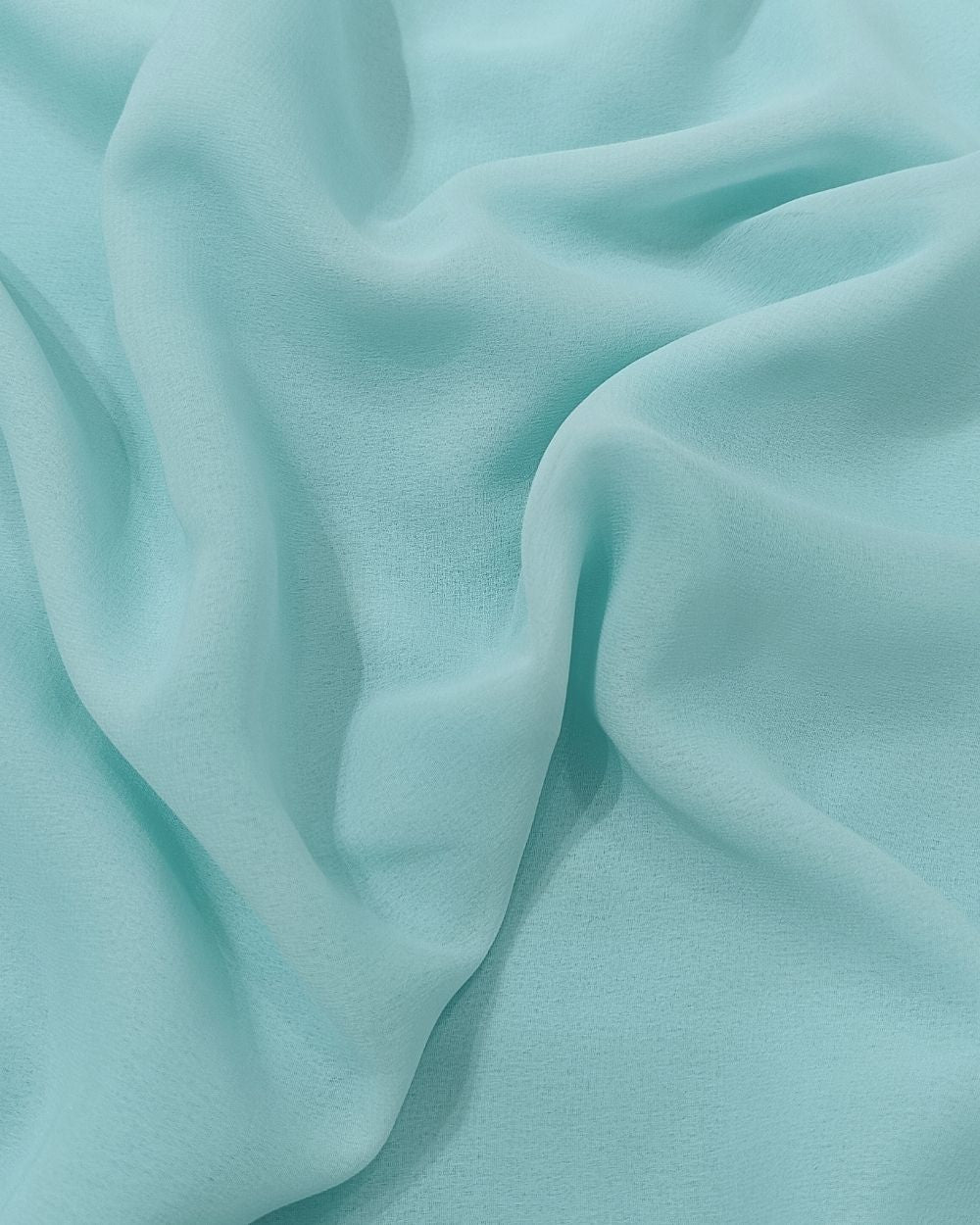 Plain Georgette Light Blue Colour 44 Inches Width